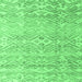 Square Machine Washable Solid Emerald Green Modern Area Rugs, wshabs4754emgrn