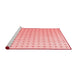 Modern Red Washable Rugs