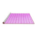 Sideview of Machine Washable Abstract Purple Modern Area Rugs, wshabs4755pur