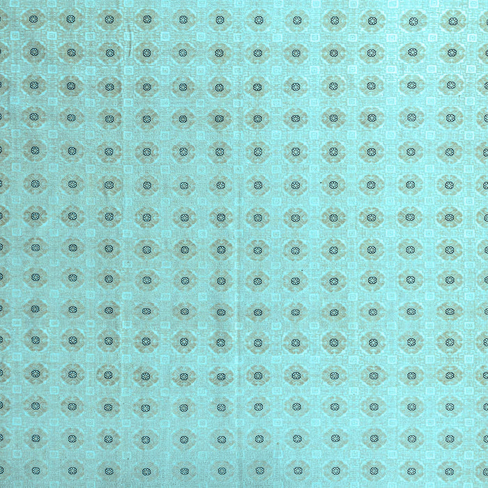 Square Abstract Light Blue Modern Rug, abs4755lblu