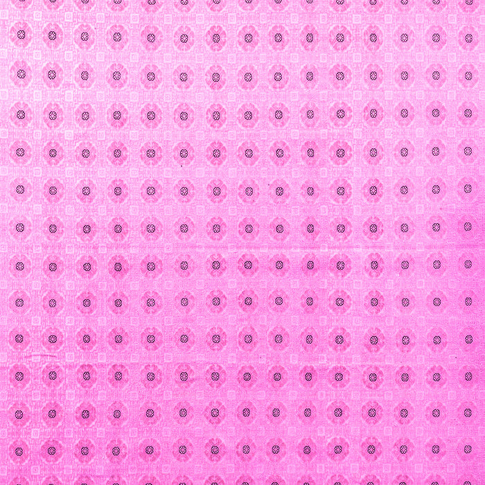 Square Machine Washable Abstract Pink Modern Rug, wshabs4755pnk