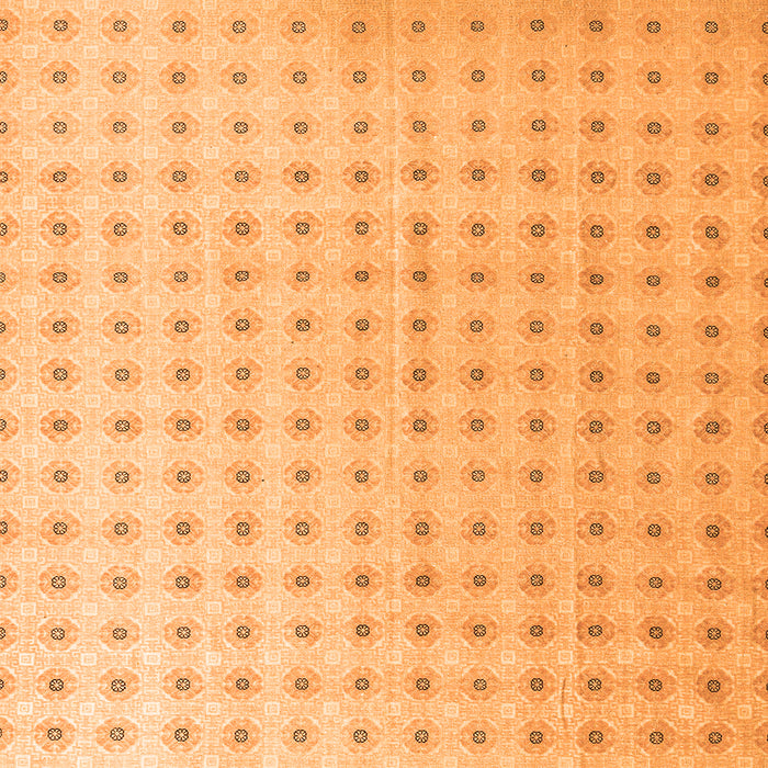 Square Abstract Orange Modern Rug, abs4755org