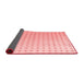 Abstract Red Modern Area Rugs