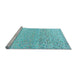 Sideview of Machine Washable Abstract Light Blue Modern Rug, wshabs4756lblu