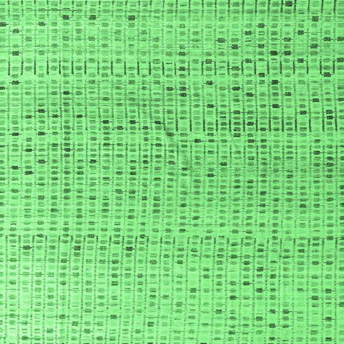 Square Abstract Emerald Green Modern Rug, abs4756emgrn