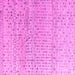 Square Machine Washable Abstract Pink Modern Rug, wshabs4756pnk