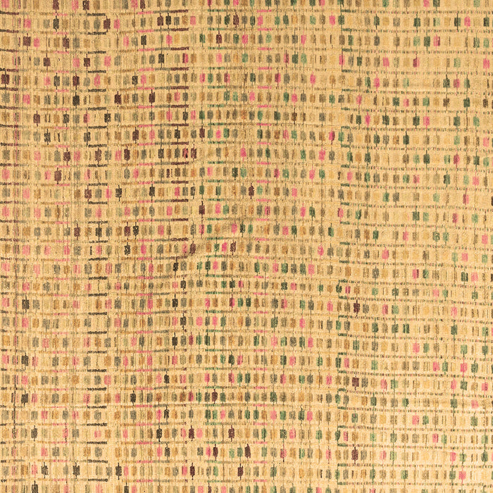 Square Machine Washable Abstract Brown Modern Rug, wshabs4756brn