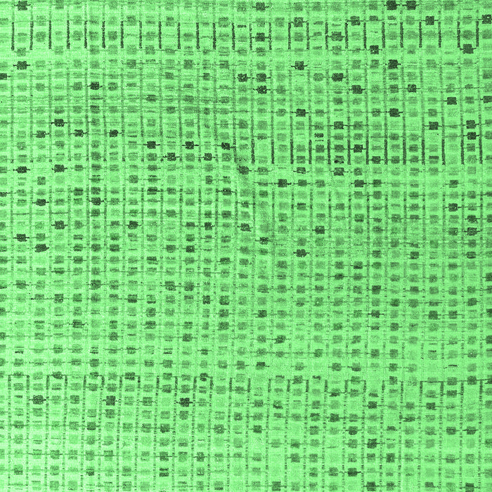 Machine Washable Abstract Emerald Green Modern Area Rugs, wshabs4756emgrn
