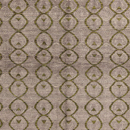 Square Abstract Light French Beige Brown Modern Rug, abs4757