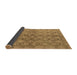 Sideview of Abstract Brown Modern Rug, abs4757brn