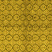 Square Abstract Yellow Modern Rug, abs4757yw