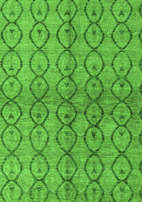 Abstract Green Modern Rug, abs4757grn