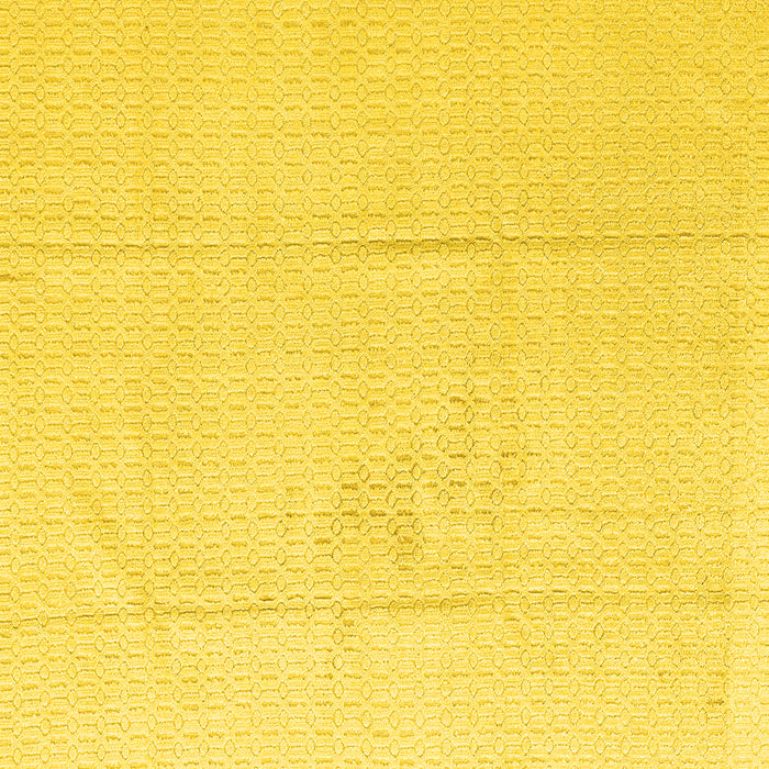 Square Abstract Yellow Modern Rug, abs4758yw