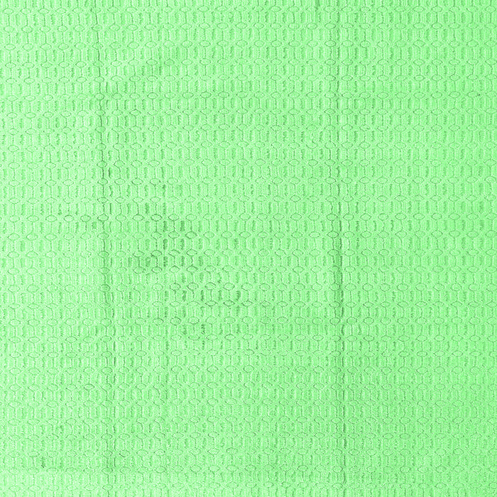 Square Machine Washable Abstract Emerald Green Modern Area Rugs, wshabs4758emgrn