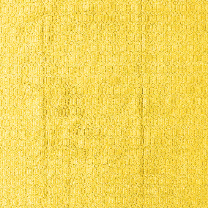 Machine Washable Abstract Yellow Modern Rug, wshabs4758yw