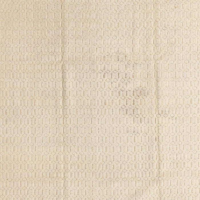 Machine Washable Abstract Navajo White Rug, wshabs4758