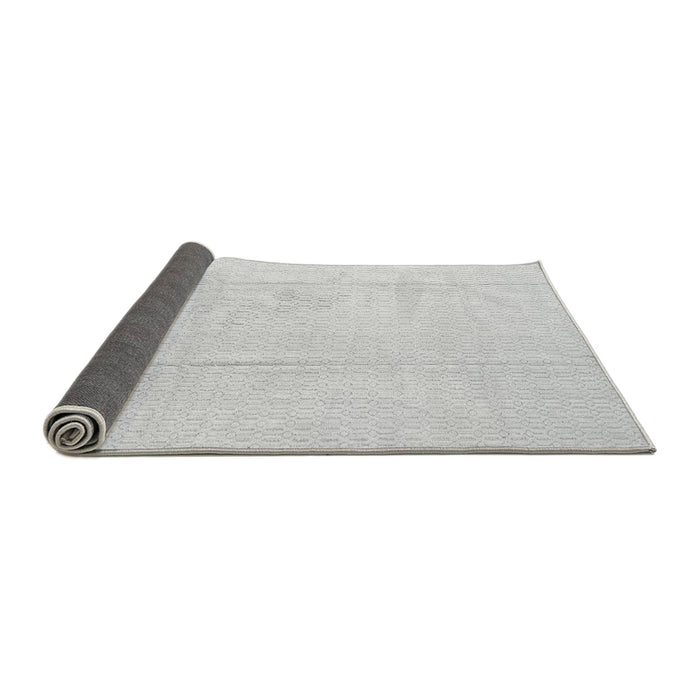 Sideview of Abstract Gray Modern Rug, abs4758gry