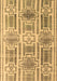 Machine Washable Abstract Brown Modern Rug, wshabs4759brn