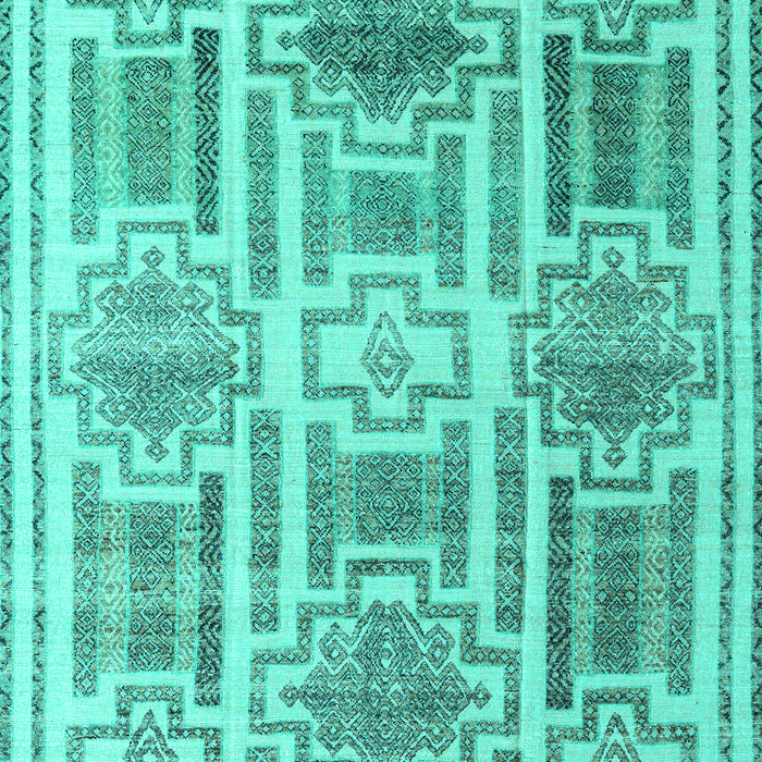 Machine Washable Abstract Turquoise Modern Area Rugs, wshabs4759turq