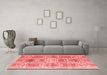 Modern Red Washable Rugs