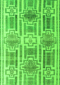 Abstract Green Modern Rug, abs4759grn