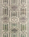 Abstract Khaki Green Modern Rug, abs4759