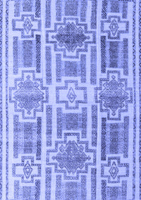 Abstract Blue Modern Rug, abs4759blu