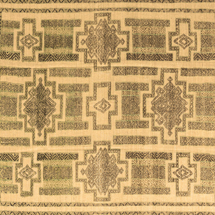 Square Abstract Brown Modern Rug, abs4759brn