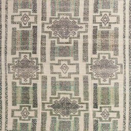 Square Machine Washable Abstract Khaki Green Rug, wshabs4759
