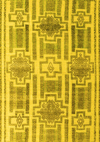 Abstract Yellow Modern Rug, abs4759yw