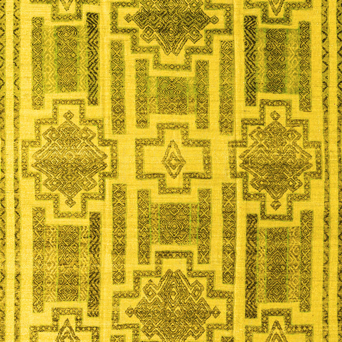 Abstract Yellow Modern Rug, abs4759yw