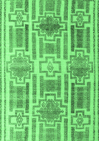 Abstract Emerald Green Modern Rug, abs4759emgrn