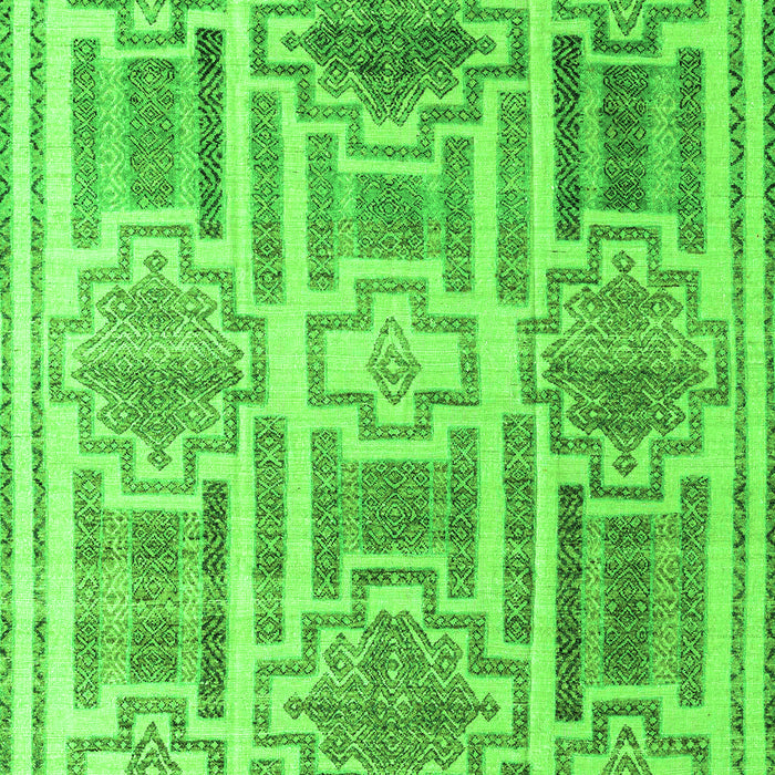 Machine Washable Abstract Green Modern Area Rugs, wshabs4759grn