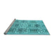 Sideview of Machine Washable Abstract Light Blue Modern Rug, wshabs4759lblu