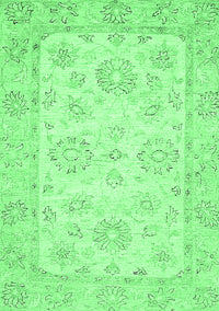 Oriental Emerald Green Traditional Rug, abs475emgrn