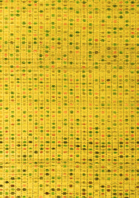 Abstract Yellow Modern Rug, abs4760yw