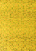 Abstract Yellow Modern Rug, abs4760yw