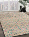 Abstract Camel Brown Modern Rug in Family Room, abs4760