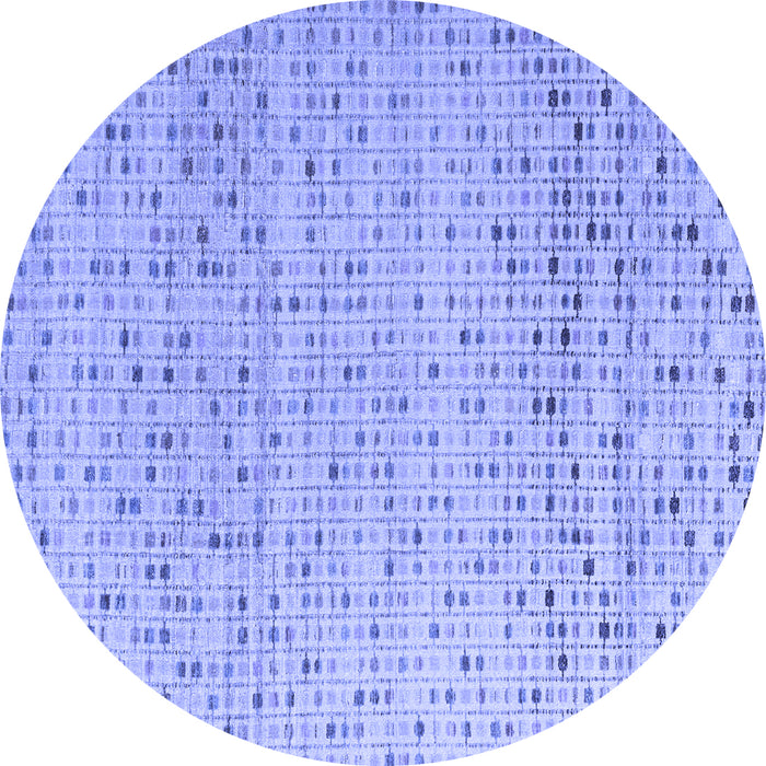 Round Machine Washable Abstract Blue Modern Rug, wshabs4760blu