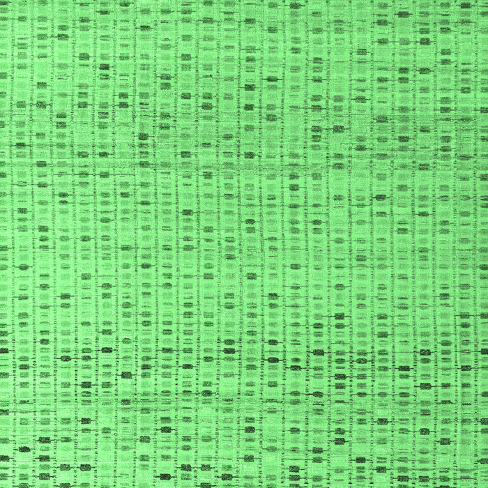 Square Abstract Emerald Green Modern Rug, abs4760emgrn