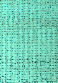 Abstract Turquoise Modern Rug, abs4760turq