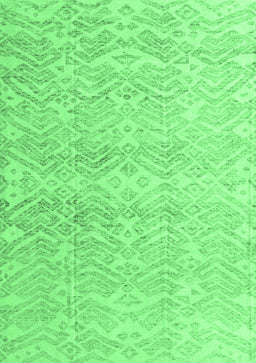 Abstract Emerald Green Modern Rug, abs4761emgrn