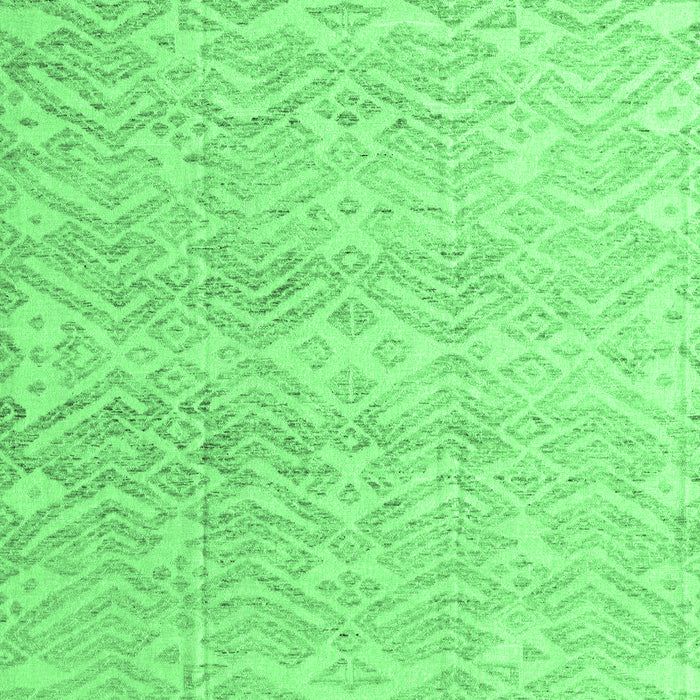 Abstract Emerald Green Modern Rug, abs4761emgrn