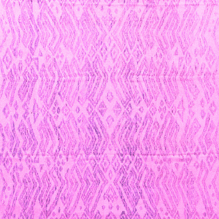 Square Abstract Pink Modern Rug, abs4761pnk