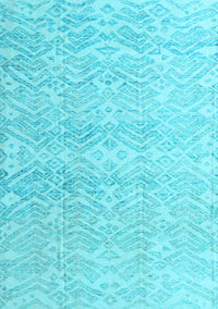 Abstract Light Blue Modern Rug, abs4761lblu