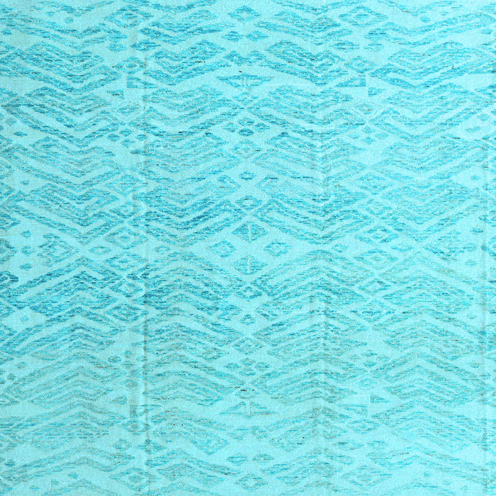 Square Abstract Light Blue Modern Rug, abs4761lblu