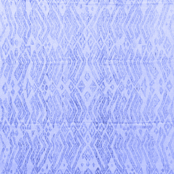 Square Abstract Blue Modern Rug, abs4761blu