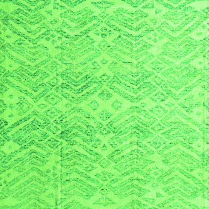 Machine Washable Abstract Green Modern Area Rugs, wshabs4761grn