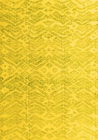 Abstract Yellow Modern Rug, abs4761yw