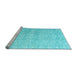 Sideview of Machine Washable Abstract Light Blue Modern Rug, wshabs4761lblu